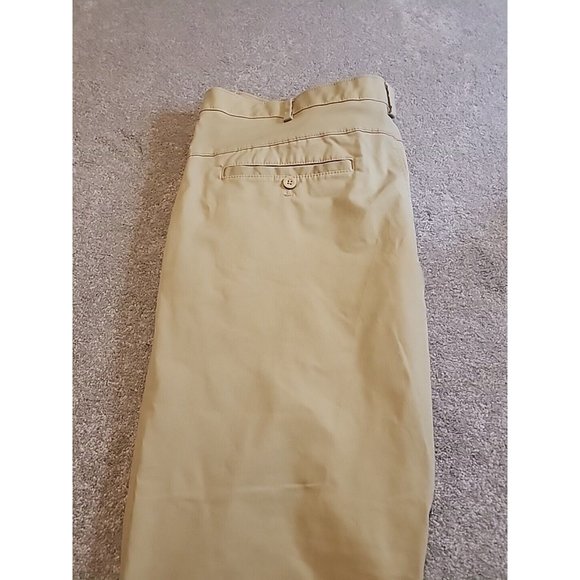 IZOD Advantage Sports Flex Performance Pants Mens 38x30 Straight Fit Khaki - Picture 10 of 14